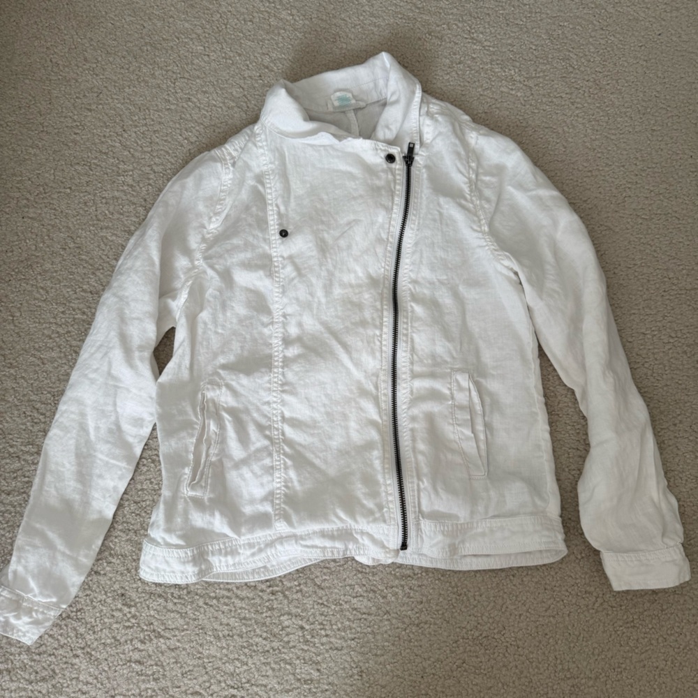 Cynthia Rowley White Linen Jacket